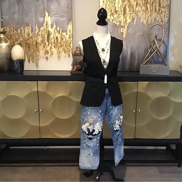 Multi Gemstones Jeans - Picture 4 of 10